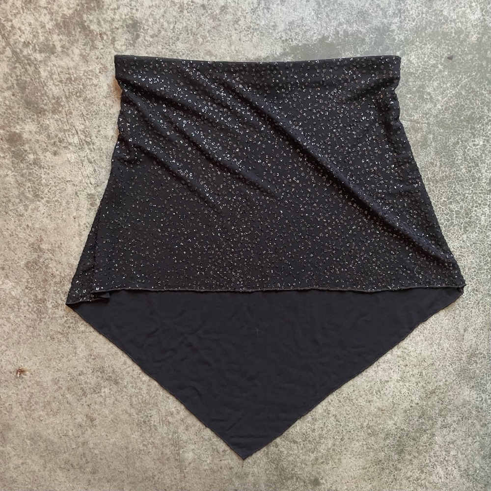 Vintage BeBe Asymmetrical Sparkle Skirt
